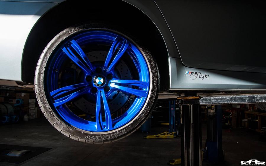 Колеса BMW M5 on Candy-Blue Wheels by EAS 2016 года  (фото 5 из 11)